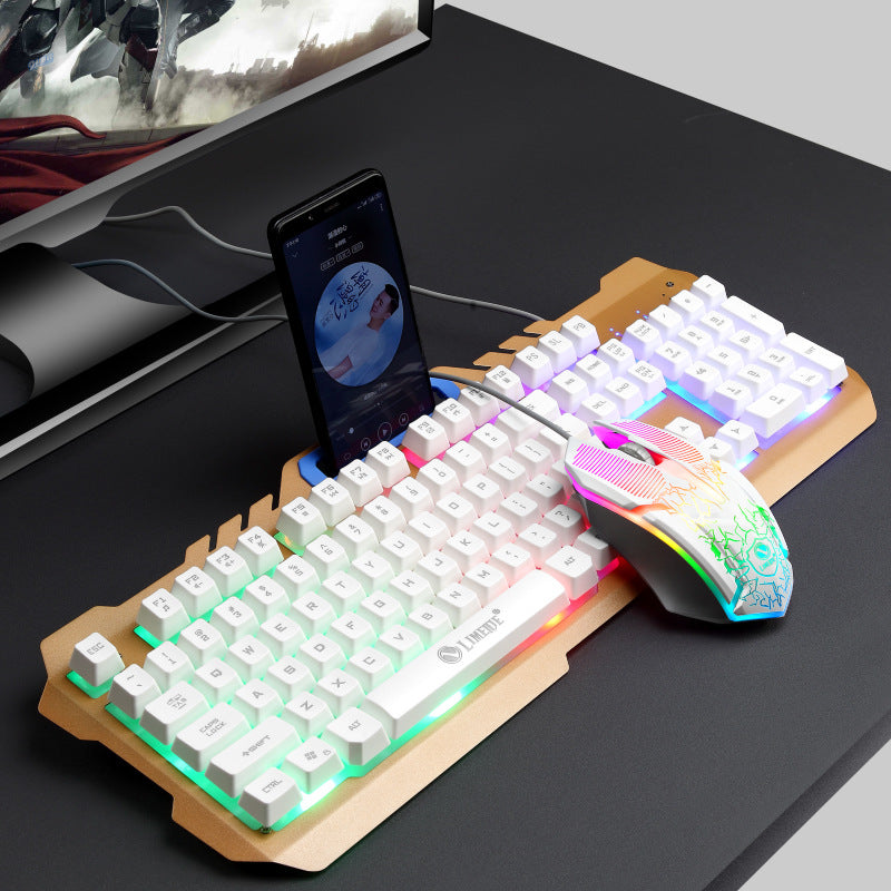 T21 backlit computer keyboard and mouse combo