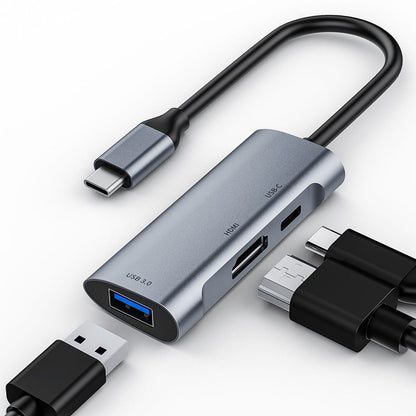 Type-C 3-in-1 Docking Station HDMI PD USB 3.0