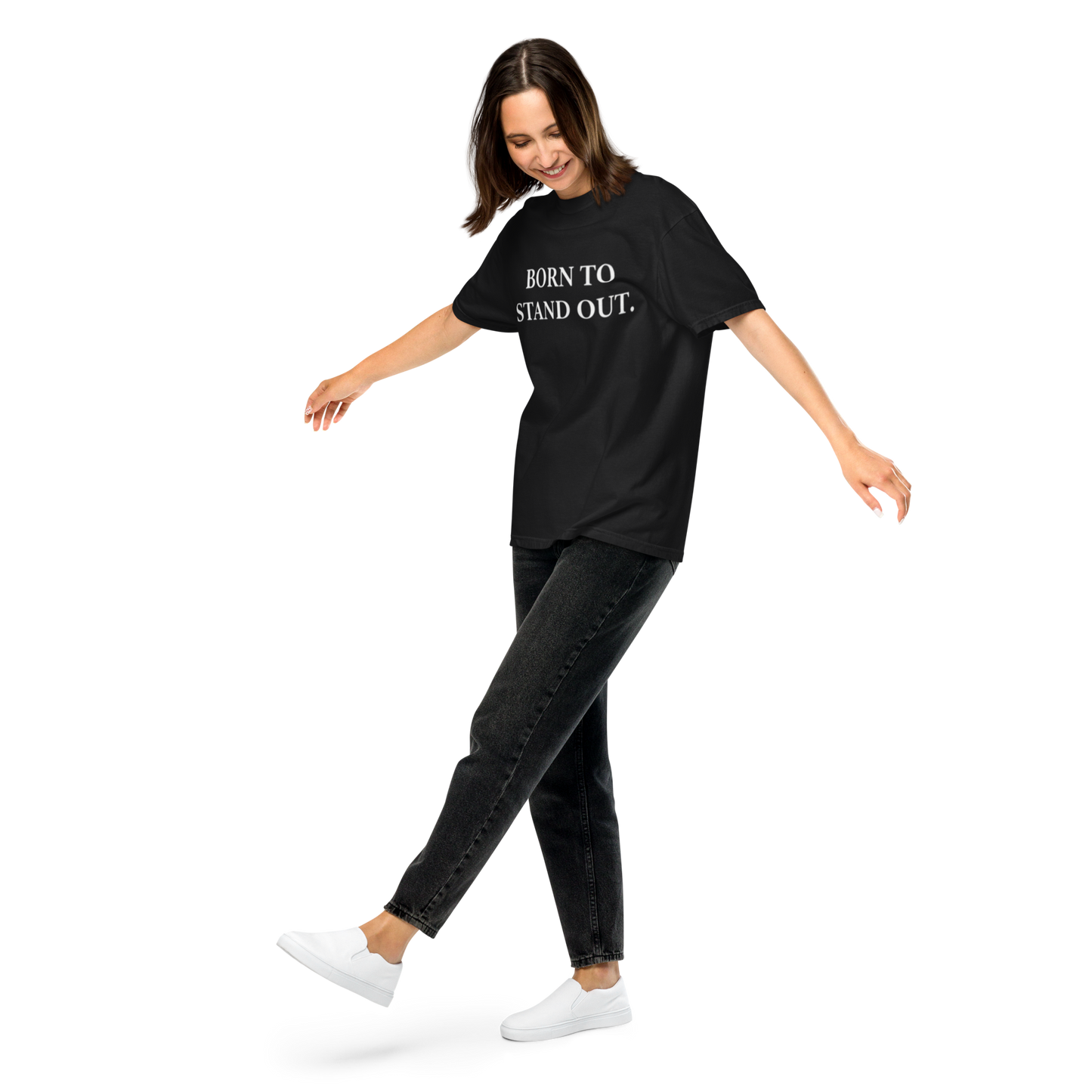 Nascpara Se Destacar: Camiseta de Tecido Pesado