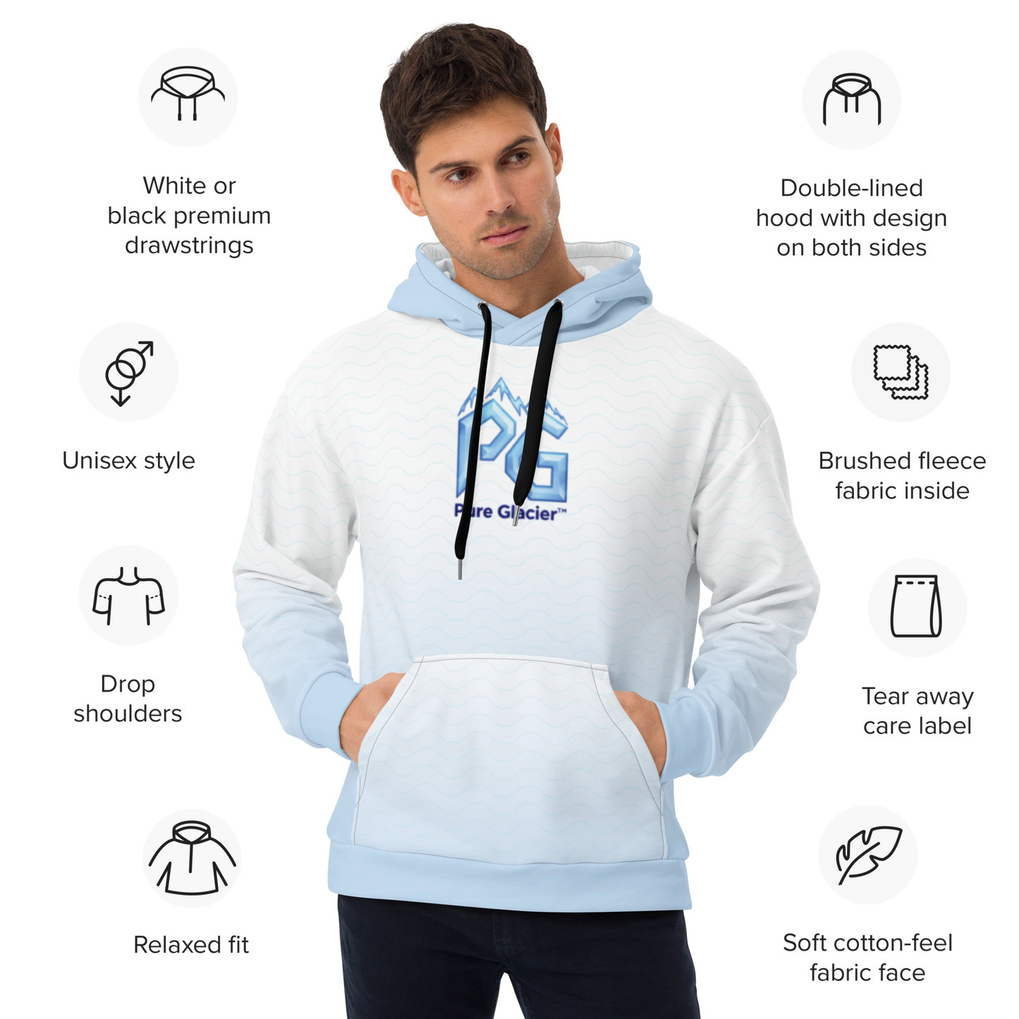 Moletom Hoodie Pure Glacier