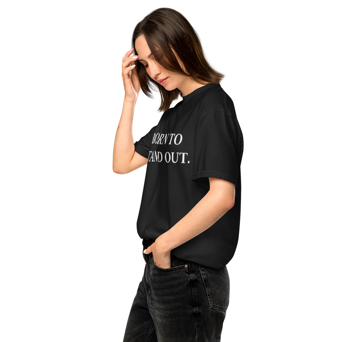 Nascpara Se Destacar: Camiseta de Tecido Pesado